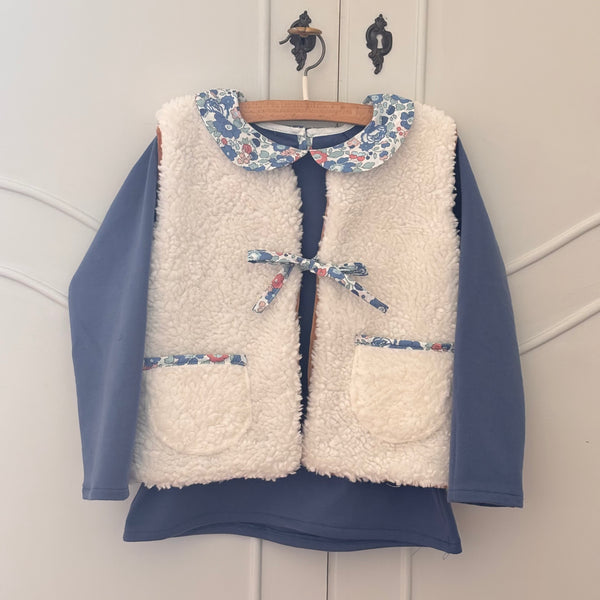 FELPA FIORELLINI colletto classico