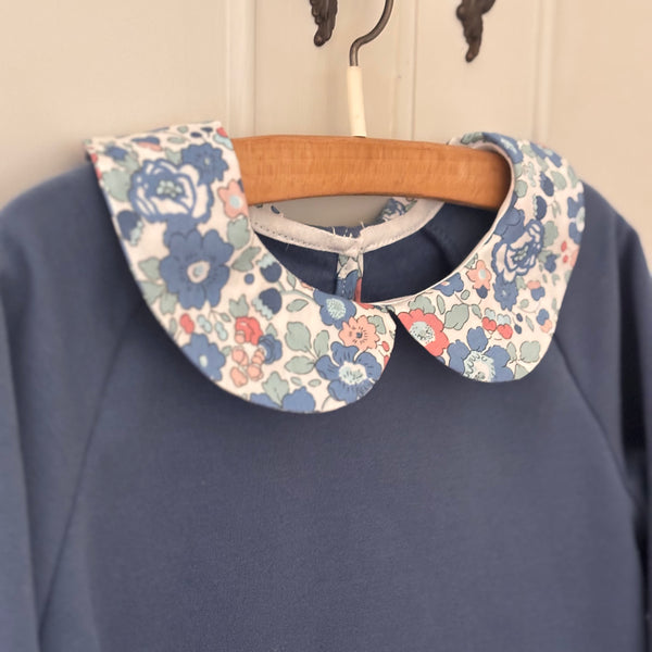 FELPA FIORELLINI colletto classico